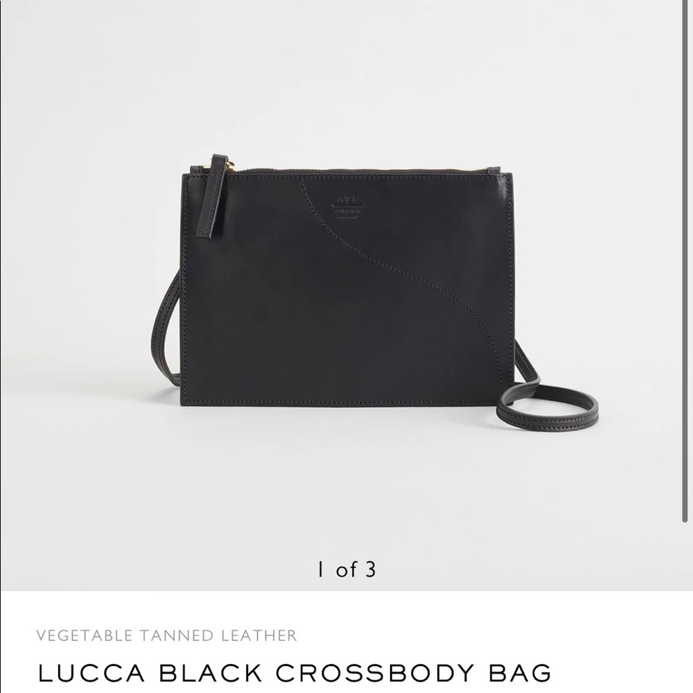 Lucca black crossbody bag